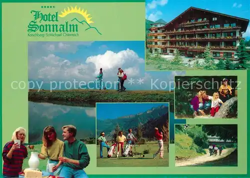 AK / Ansichtskarte St_Michael_Lungau Hotel Sonnalm Bergwandern Golfplatz Radtour St_Michael_Lungau