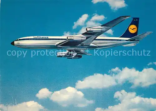 AK / Ansichtskarte Lufthansa Boeing 707 Intercontinental Jet 