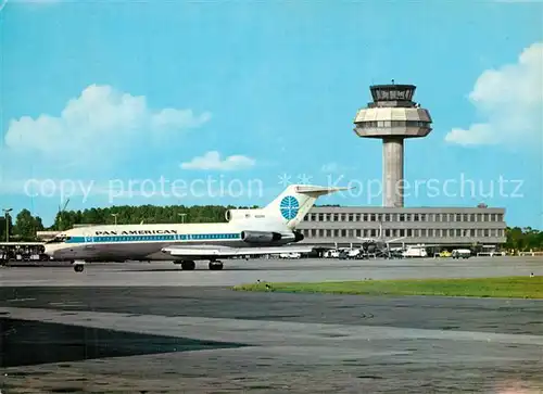 AK / Ansichtskarte Flugzeuge_Zivil Pan American HannoverFlughafen  