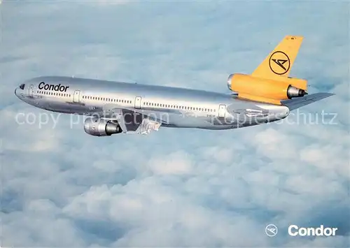 AK / Ansichtskarte Flugzeuge_Zivil Condor DC 10 30 