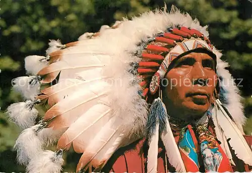 AK / Ansichtskarte Indianer_Native_American Indian Chief  