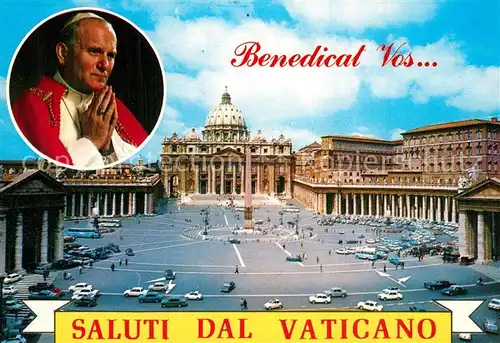 AK / Ansichtskarte Papst Giovanni Paolo II Vaticano 