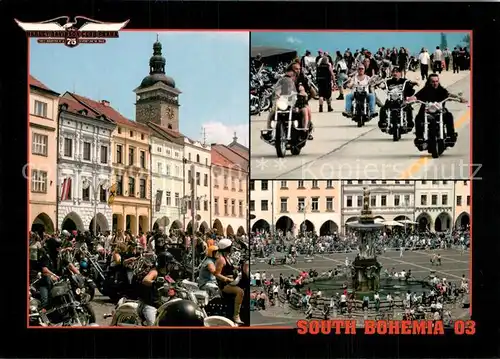 AK / Ansichtskarte Motorrad Harley Davidson Club Praha South Bohemia 03  