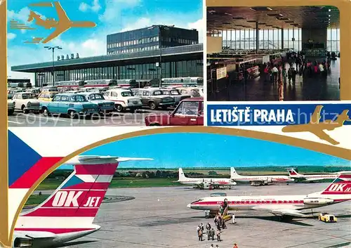 AK / Ansichtskarte Flughafen_Airport_Aeroporto Letiste Praha  Flughafen_Airport