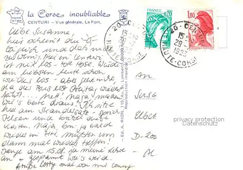 AK / Ansichtskarte Centuri Port Centuri