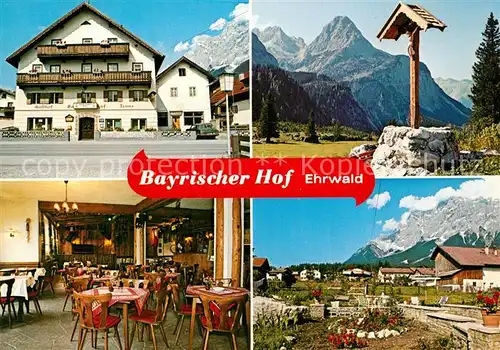 AK / Ansichtskarte Ehrwald_Tirol Hotel Restaurant Bayrischer Hof Inri Wettersteingebirge Ehrwald Tirol