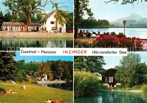 AK / Ansichtskarte St_Veit_Glan Gasthof Pension Inzinger Liegewiese Hoerzendorfer See St_Veit_Glan