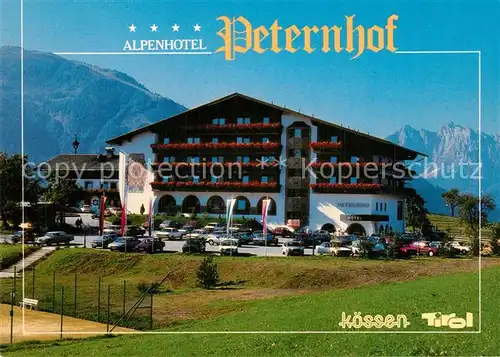 AK / Ansichtskarte Koessen_Tirol Alpenhotel Peternhof Alpenblick Koessen Tirol
