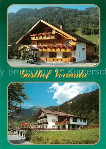 AK / Ansichtskarte St_Gallenkirch_Vorarlberg Gasthof Vermala mit Gaestehaus St_Gallenkirch_Vorarlberg