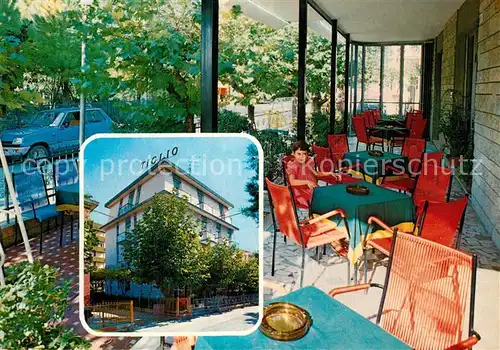 AK / Ansichtskarte Torre_Pedrera Hotel Tiglio Terrasse Torre Pedrera