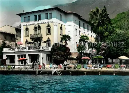 AK / Ansichtskarte Malcesine_Lago_di_Garda Albergo Malcesine Hotel am Gardasee Malcesine_Lago_di_Garda