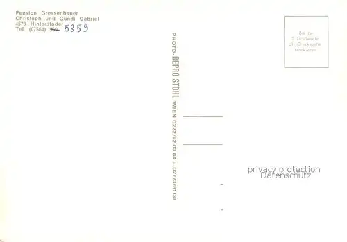 AK / Ansichtskarte Hinterstoder Pension Gressenbauer Landschaftspanorama Alpen Hinterstoder