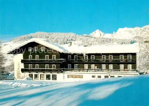 AK / Ansichtskarte Maria_Alm_Steinernen_Meer Hotel Hintermoos Blattl Winterlandschaft Maria_Alm_Steinernen_Meer