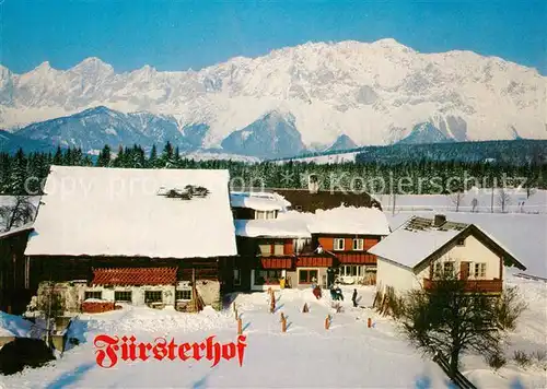 AK / Ansichtskarte Ramsau_Dachstein_Steiermark Pension Fuersterhof Winterlandschaft Dachsteingebirge Ramsau_Dachstein
