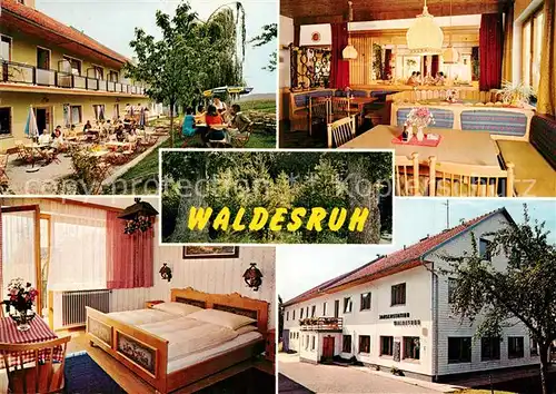 AK / Ansichtskarte Gallspach Jausenstation Waldesruh Garten Terrasse Fremdenzimmer Gallspach