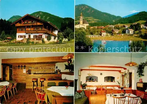 AK / Ansichtskarte Reith_Brixlegg Pension Schiessling Gastraum See Reith_Brixlegg
