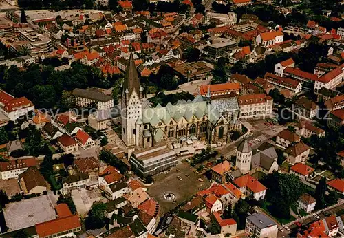 AK / Ansichtskarte Paderborn Fliegeraufnahme Dompartie Paderborn