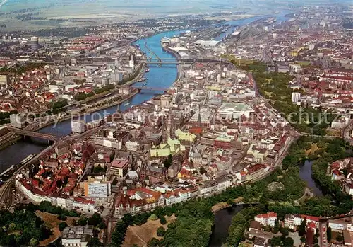 AK / Ansichtskarte Bremen Fliegeraufnahme City Hansestadt Bremen