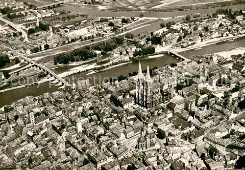 AK / Ansichtskarte Regensburg Fliegeraufnahme Regensburg
