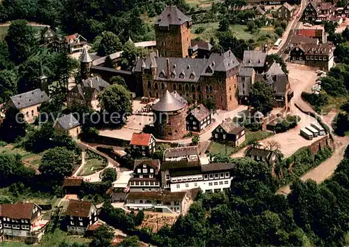 AK / Ansichtskarte Burg_Wupper Fliegeraufnahme Schloss Burg Wupper