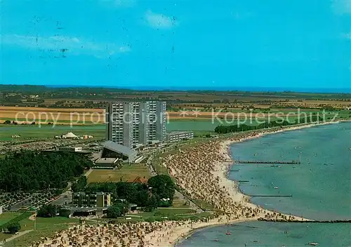 AK / Ansichtskarte Burg_Fehmarn Fliegeraufnahme Strand Burg Fehmarn