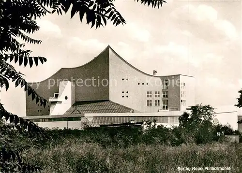 AK / Ansichtskarte Berlin Neue Philharmonie Berlin