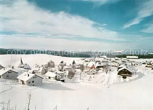 AK / Ansichtskarte Furtwangen Winterlandschaft Furtwangen
