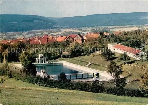 AK / Ansichtskarte Moenchberg_Spessart Schwimmbad Moenchberg Spessart