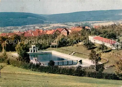 AK / Ansichtskarte Moenchberg_Spessart Schwimmbad Moenchberg Spessart