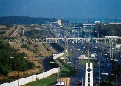 AK / Ansichtskarte Helmstedt Zonengrenz Museum Autobahnkontrollpunkt Marienborg Helmstedt