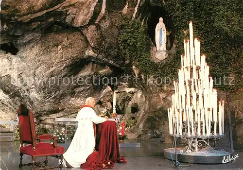 AK / Ansichtskarte Papst Giovanni Paolo II Lourdes  