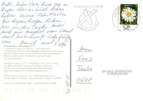 AK / Ansichtskarte Kuehlungsborn_Ostseebad Strandresidenz Kuehlungsborn_Ostseebad