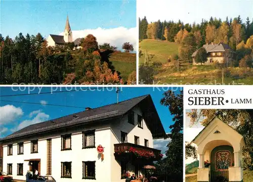 AK / Ansichtskarte Pustritz Gasthaus Sieber Kirche Kapelle Pustritz