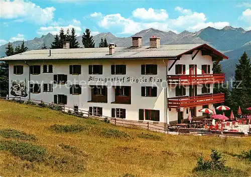 AK / Ansichtskarte Kappl_Tirol Alpengasthof Dias Terrasse Alpen 