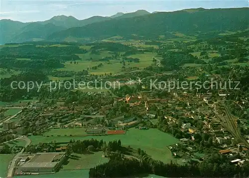 AK / Ansichtskarte Miesbach Fliegeraufnahme mit Voralpben Miesbach