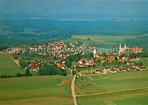 AK / Ansichtskarte Irsee Markt Fliegeraufnahme bei Kaufbeuren Irsee