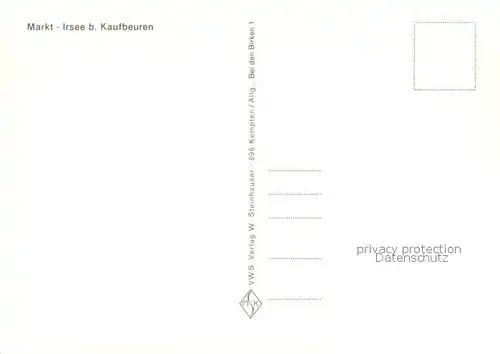 AK / Ansichtskarte Irsee Markt Fliegeraufnahme bei Kaufbeuren Irsee