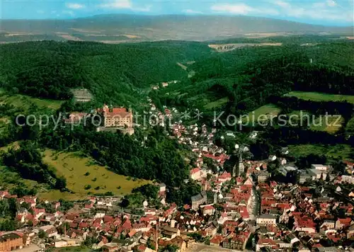 AK / Ansichtskarte Kulmbach Fliegeraufnahme mit Plassenburg Kulmbach