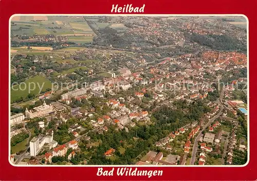 AK / Ansichtskarte Bad_Wildungen Fliegeraufnahme Bad_Wildungen