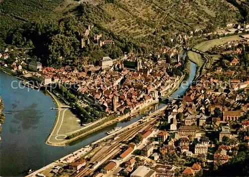 AK / Ansichtskarte Wertheim_Main Fliegeraufnahme Wertheim Main