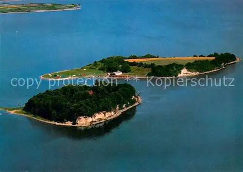 AK / Ansichtskarte Flensburg Fliegeraufnahme F?rde Ochseninseln Flensburg