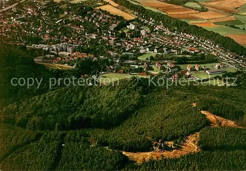 AK / Ansichtskarte Bad_Harzburg Fliegeraufnahme mit Kreuz des Ostens Bad_Harzburg