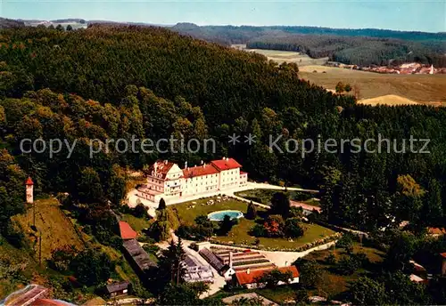 AK / Ansichtskarte Wartenberg_Oberbayern Fliegeraufnahme Sanatorium Wartenberg Oberbayern