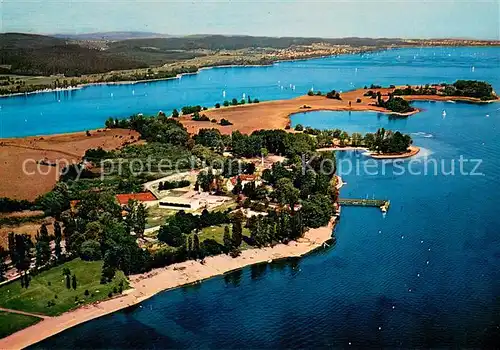 AK / Ansichtskarte Radolfzell_Bodensee Fliegeraufnahme Halbinsel Mettnau  Radolfzell Bodensee