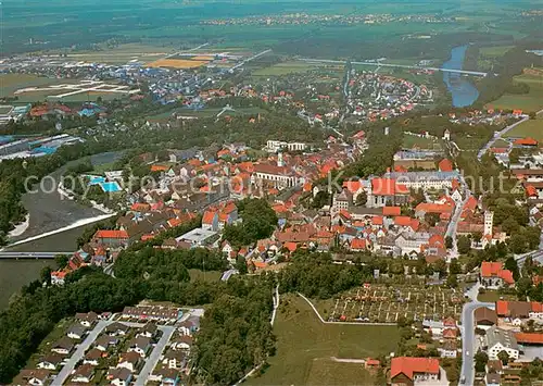 AK / Ansichtskarte Landsberg_Lech Fliegeraufnahme Landsberg_Lech