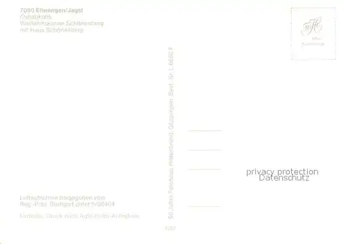 AK / Ansichtskarte Ellwangen_Jagst Fliegeraufnahme Wallfahrtskirche Sch?nenberg Ellwangen_Jagst