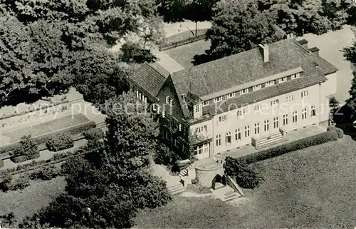 AK / Ansichtskarte Springe_Deister Landheim Tellkampfschule Fliegeraufnahme Springe_Deister