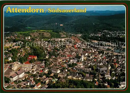 AK / Ansichtskarte Attendorn Fliegeraufnahme Attendorn