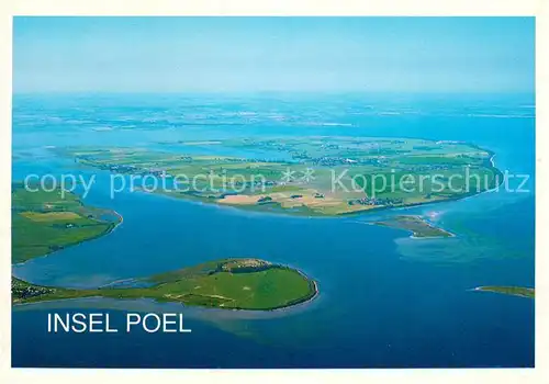 AK / Ansichtskarte Insel_Poel Fliegeraufnahme Insel_Poel