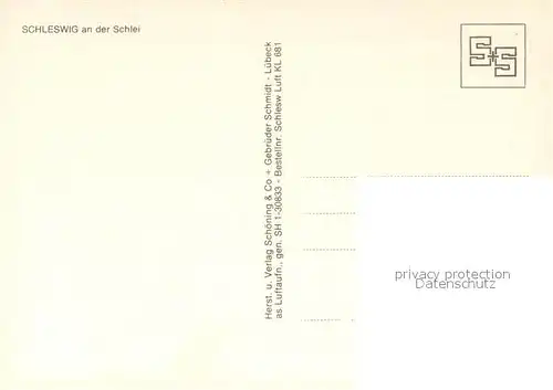 AK / Ansichtskarte Schleswig_Schlei Fliegeraufnahme Schleswig_Schlei